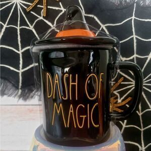 Rae Dunn Dash of Magic Witch Hat Halloween Figural Lidded Mug